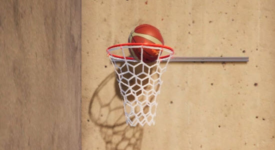 flickball basketball arcade screenshot