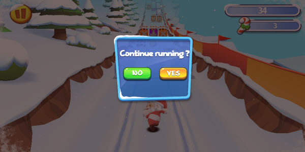 santa run screenshot